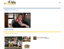 Tablet Screenshot of alltastesgerman.com